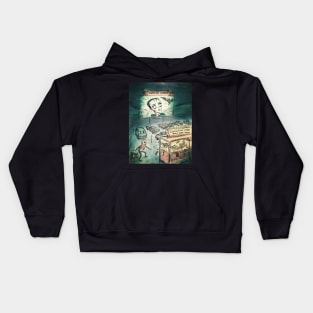 Spiders From Outer Space at the Drive-In! Kids Hoodie